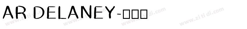 AR DELANEY字体转换